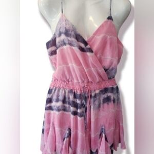 Trixie Tye Dye Romper Size Small NWT